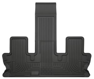 Toyota Highlander Floor Mat - Rear - Husky Liners - WeatherBeater - Black - `14-`27 Toyota Highlander Floor Mat - Rear - Husky Liners - WeatherBeater - Black - `14-`27